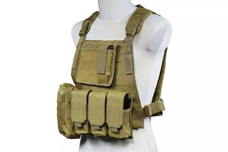 MBSS (LaserCut) Tactical Vest - Tan