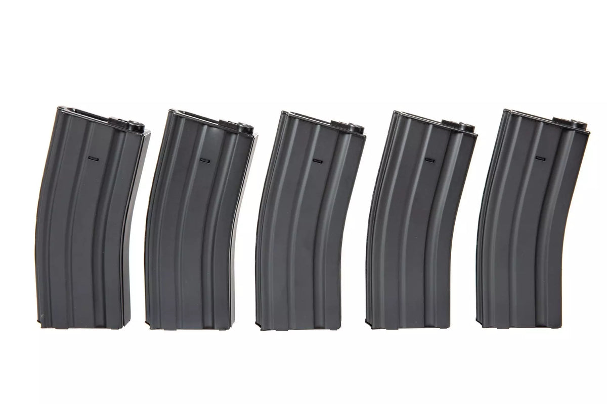 5pcs set - 300rd hi-cap magazine for M4/M16 - black