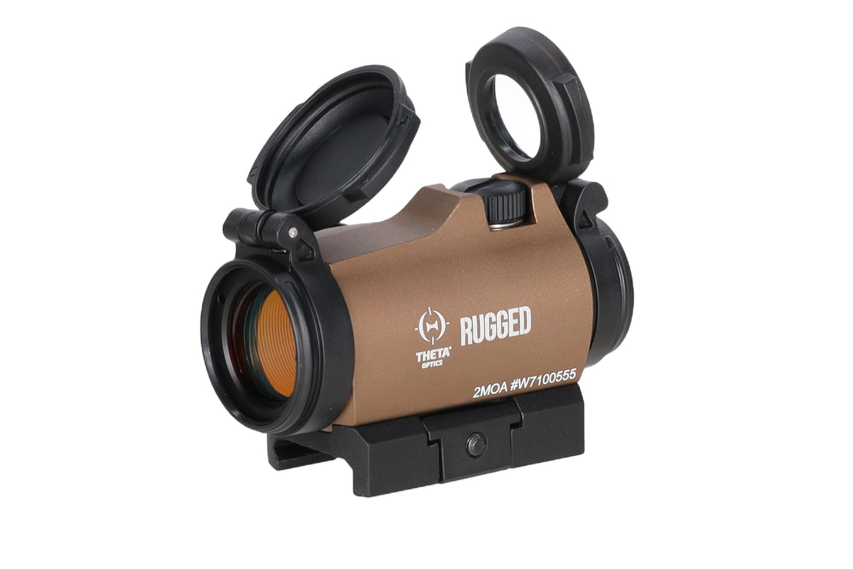 Theta Optics Rugged D2 Tan red dot sight