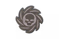 Wheel Skull Patch - olive drab