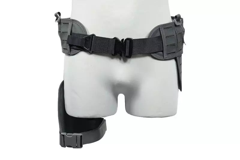Drop-Leg Laser-Cut Tactical Belt - Primal Grey