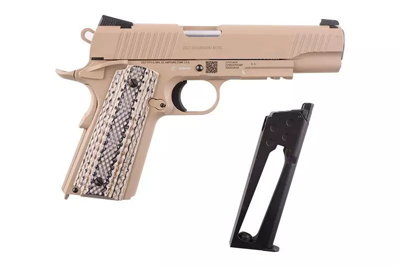 Colt M45A1 CO2 6 mm GBB Pistol Replica – Tan