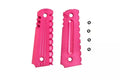 Aluminum Grip Covers  for Colt 1911 Pistols - red