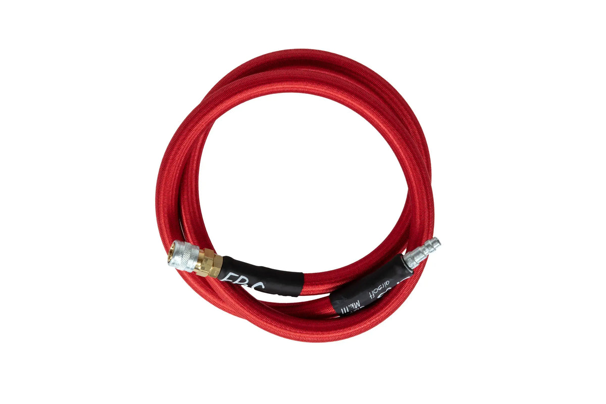 HPA S&F Hose Mk.III with braided cover 100 cm - Red