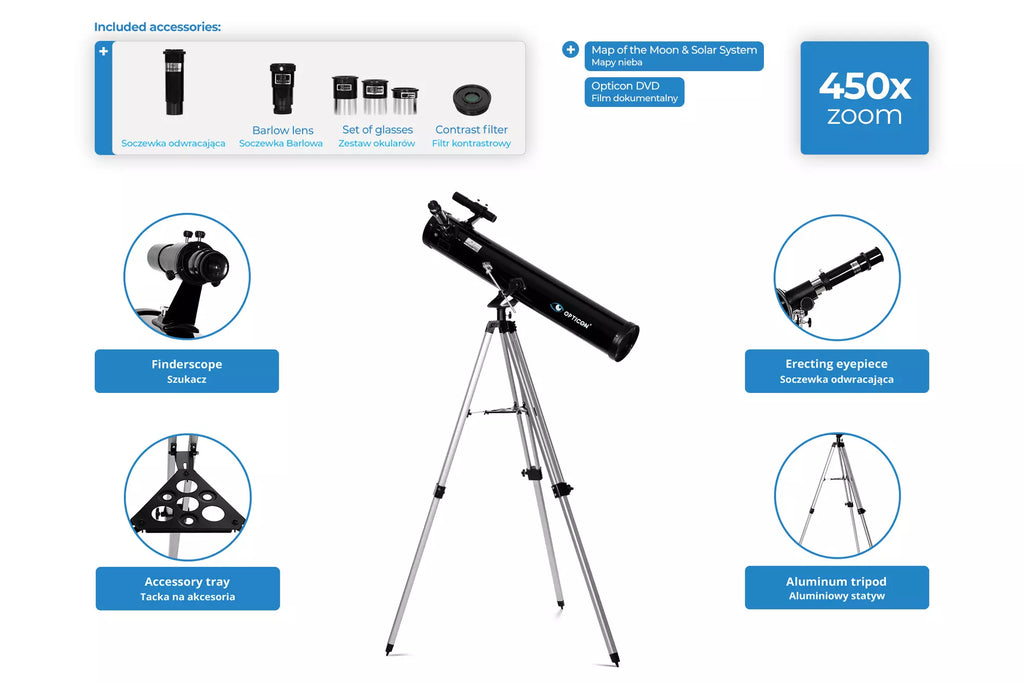 Telescope OPTICON Discovery 114F900AZ