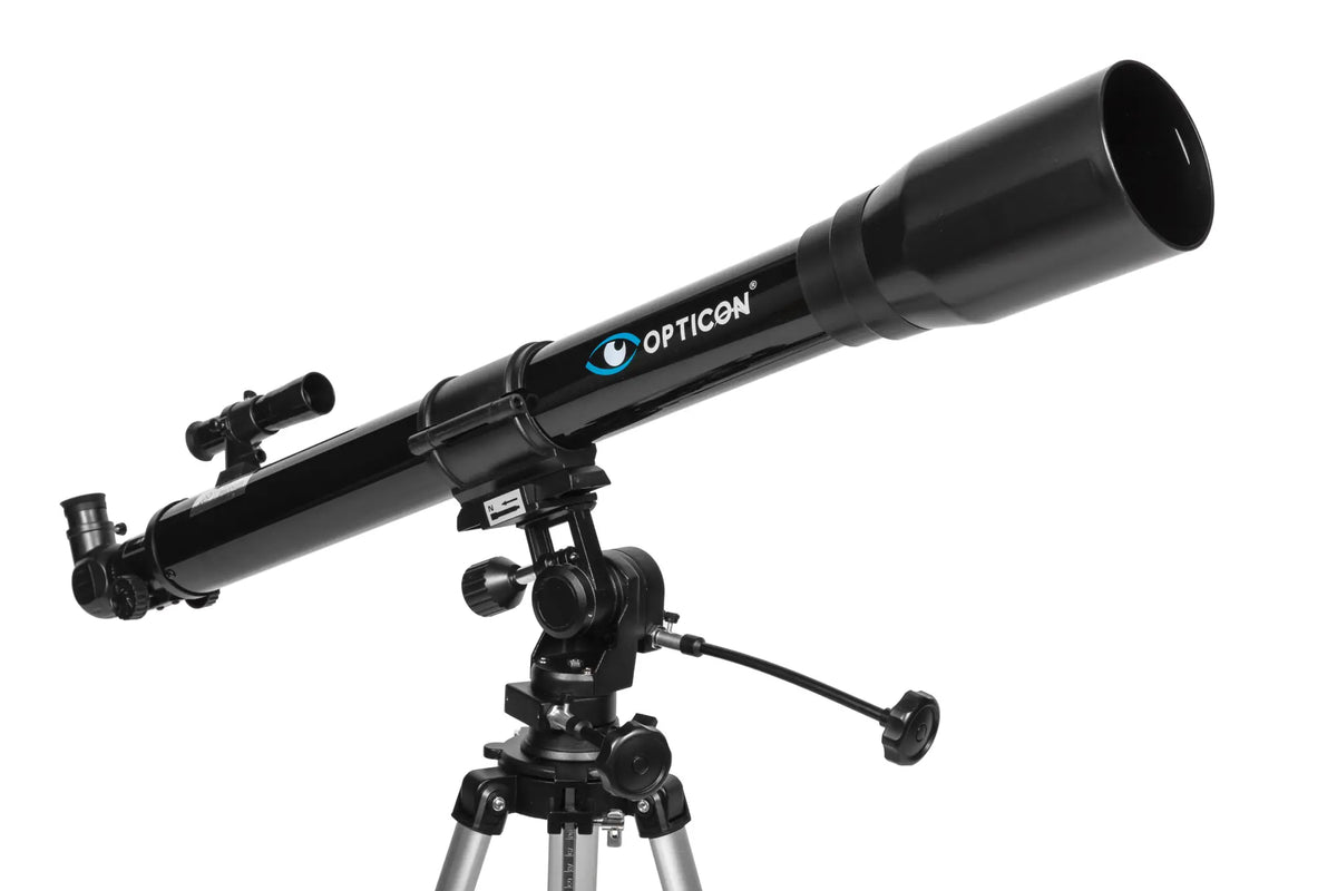OPTICON ProWatcher 70F900EQ telescope with carrying case and phone adapter