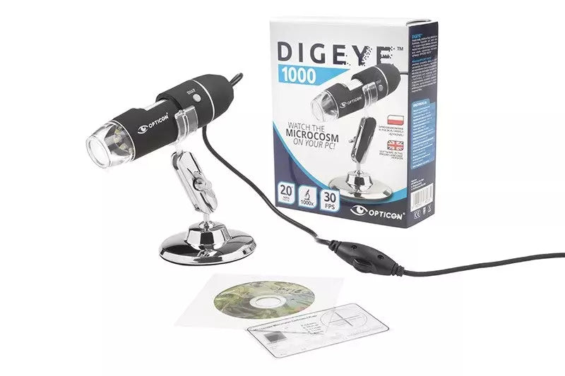 USB DIGEYE Microscope - 1000x Magnification