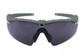 Glasses Tactical - Green/smoke