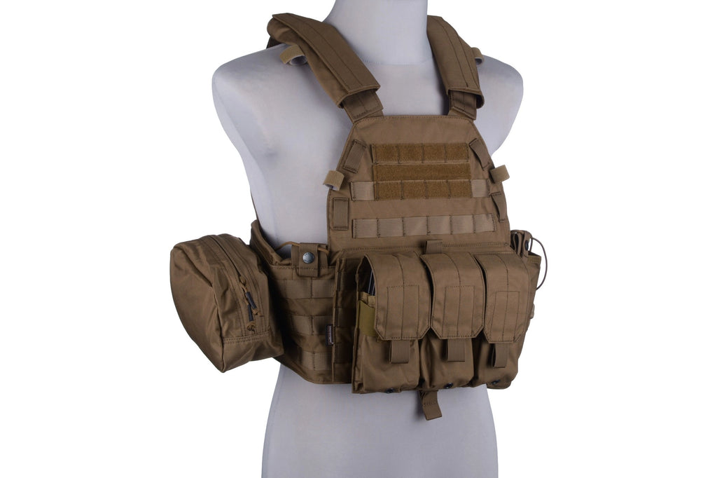 94K Plate Carrier M4 Tactical Vest - Coyote Brown
