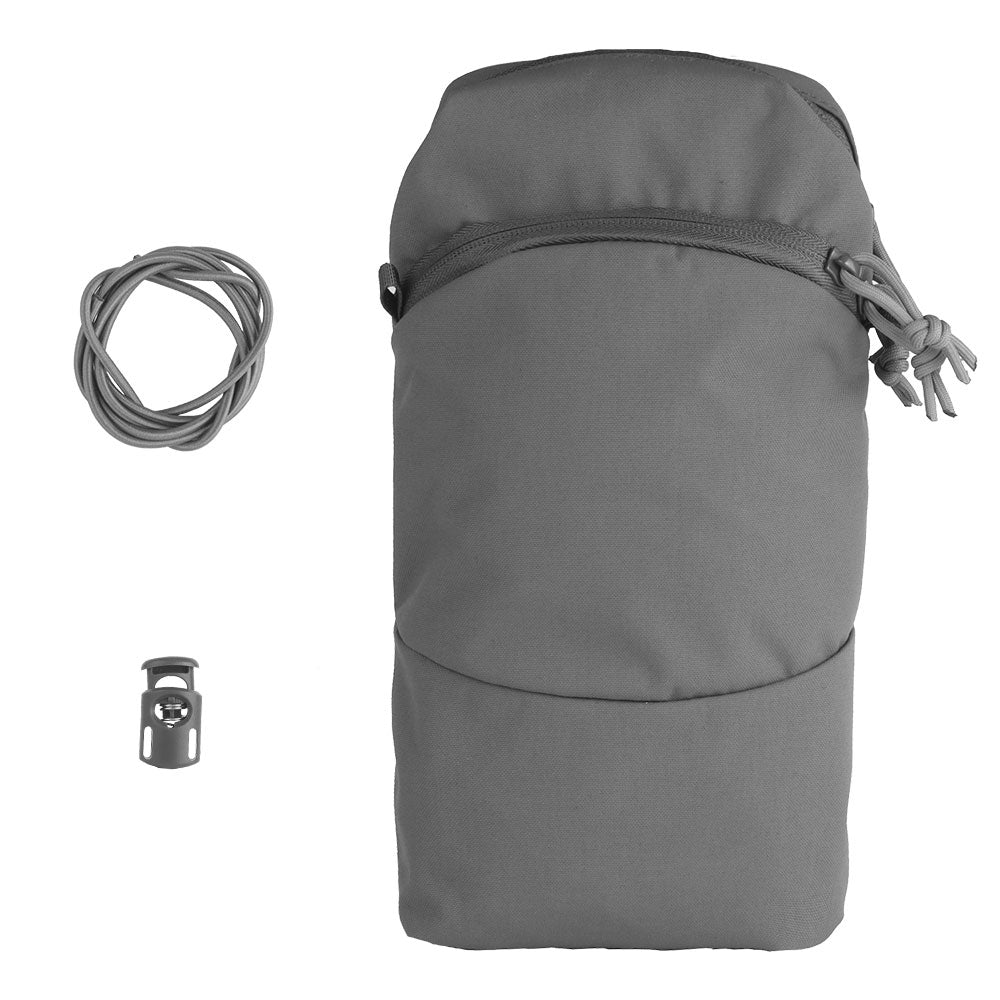 Universal pocket Wosport Cargo 3x6 Vertical Laser Cut Wolf Grey