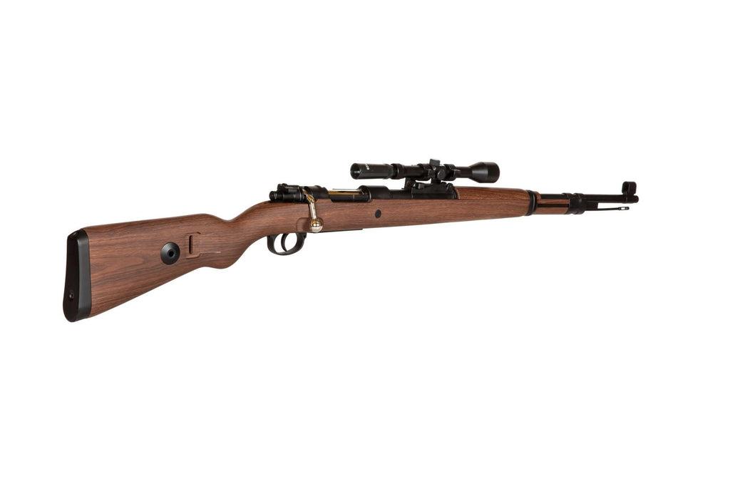 Kar98k Rifle Replica (Spring Powered) - Polymer Version + optics