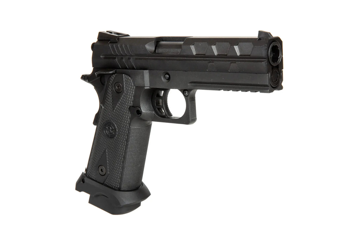TARTARUS MK I 4.3 Green Gas Pistol Replica - Black"