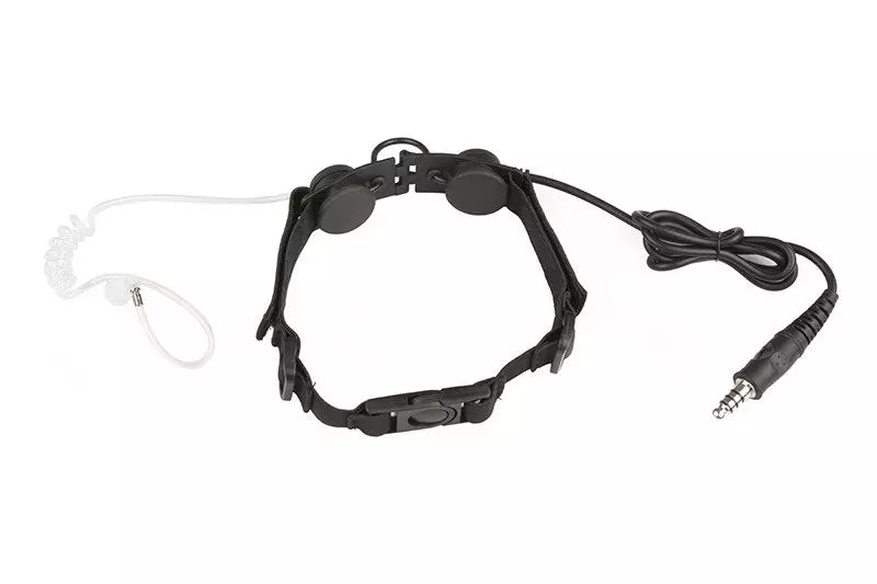 Throat-Mic with Earpiece - Transparent