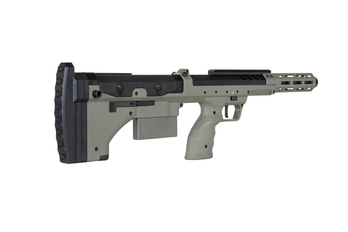 Desert Tech SRS-A2/M2 Sport 16" sniper airsoft rifle (left-handed) Olive