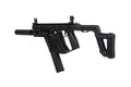 The Krytac Kriss Vector Submachine Airsoft Gun with Mock Suppressor in Black