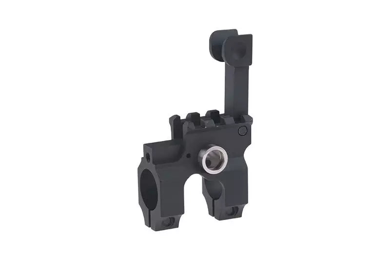 M4/M16 Gas Block with Foldable Front Sight - Black