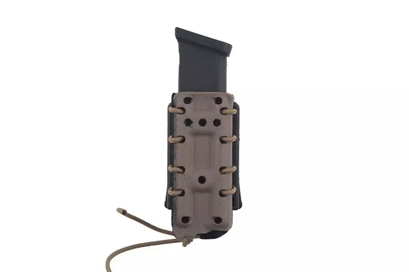 SMC Pistol Magazine Pouch with flocking (QD belt) - dark earth
