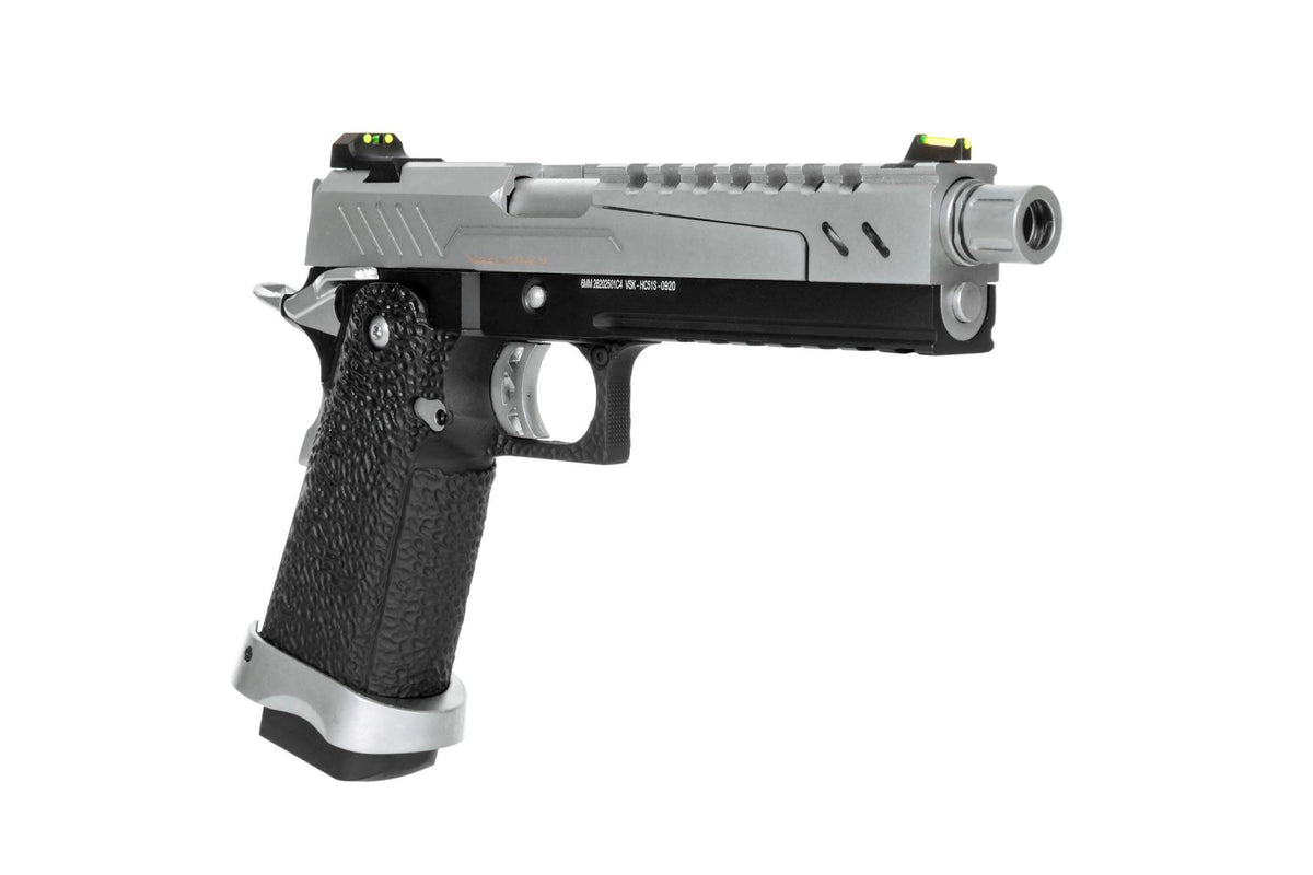 Hi-Capa 5.1 Split Side Pistol Replica - Black / Chrome