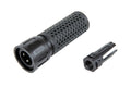 Set replica sound suppressor HY-202 type QD along with the replica flash suppressor M139 QDC Cyma Black