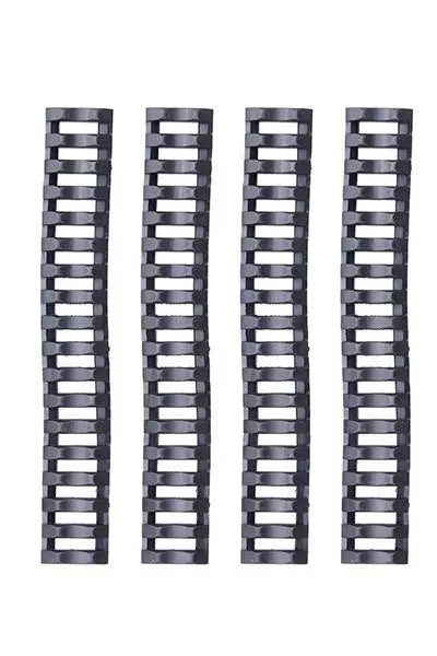Set of RIS rail covering panels - black