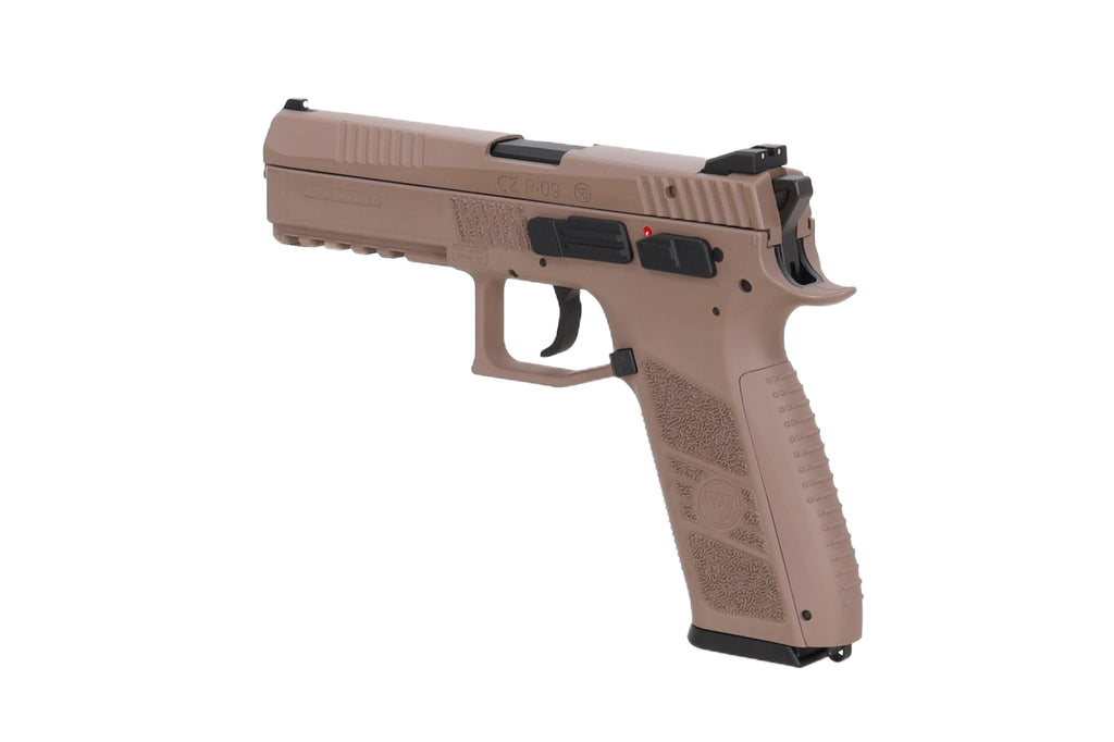 CZ P-09 GBB Pistol (Full polymer) – Tan