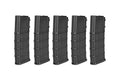 Set of 5 Polymer 200 BB's Mid-Cap magazines for M4/M16 replicas - Black