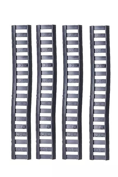 Set of RIS rail covering panels - black