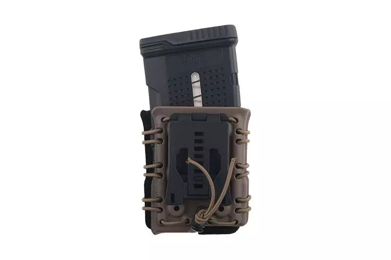 SMC 7,62 Magazine Pouch with flocking (QD belt) - dark earth