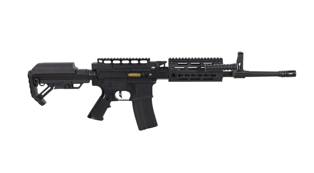 Golden Eagle M4/LMG 6673 AEG assault rifle Black - OUTLET