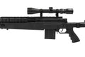 MB4406D sniper rifle replica with scope and bipod
