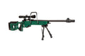 SV-98 CORE™ sniper rifle replica with bipod, scope and sound suppressor - russian green