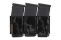 Triple magazine pouch 5.56 mm Wosport MC Black