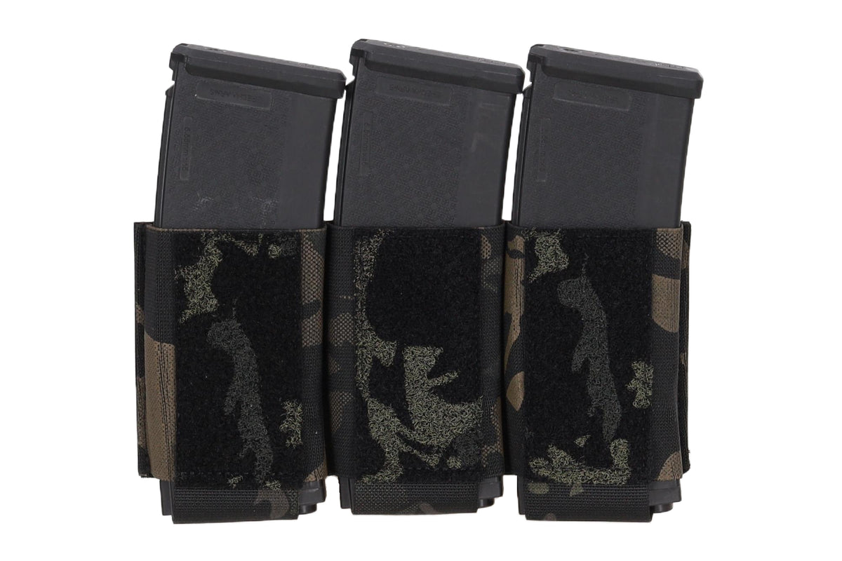 Triple magazine pouch 5.56 mm Wosport MC Black
