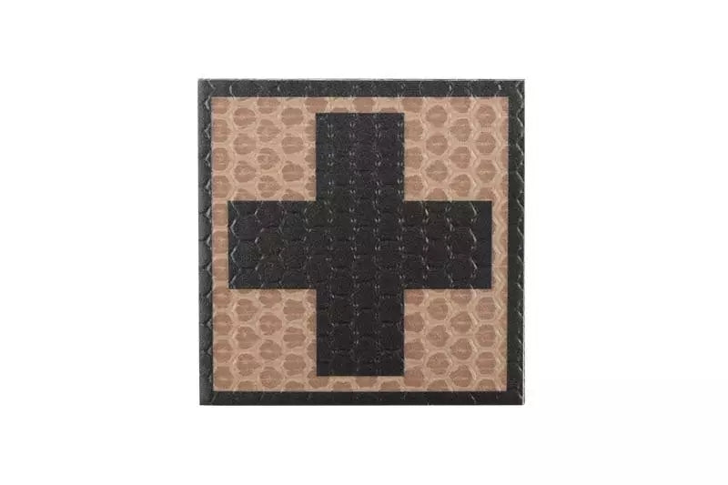 IR Badge - F1 Medical Cross - Tan