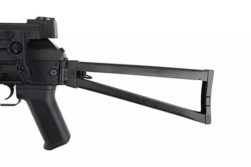 PP-19 Bizon submachine gun replica with silencer and red-dot sight