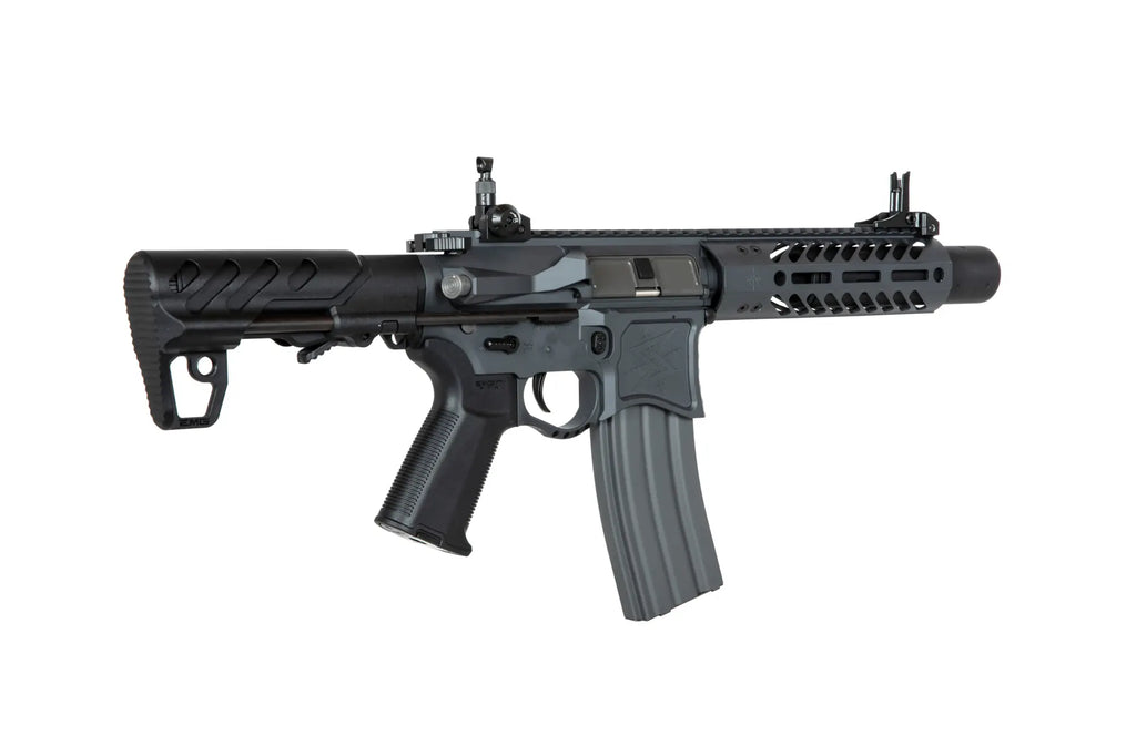 Seekins Precision 7" SBR8 carbine replica with suppressor - Grey