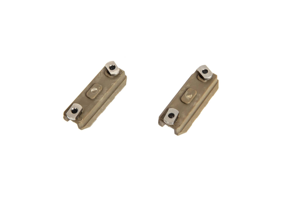 M-LOK 2” Polymer Rail (2 Pcs) - Dark Earth