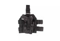Leg panel with universal holster - black