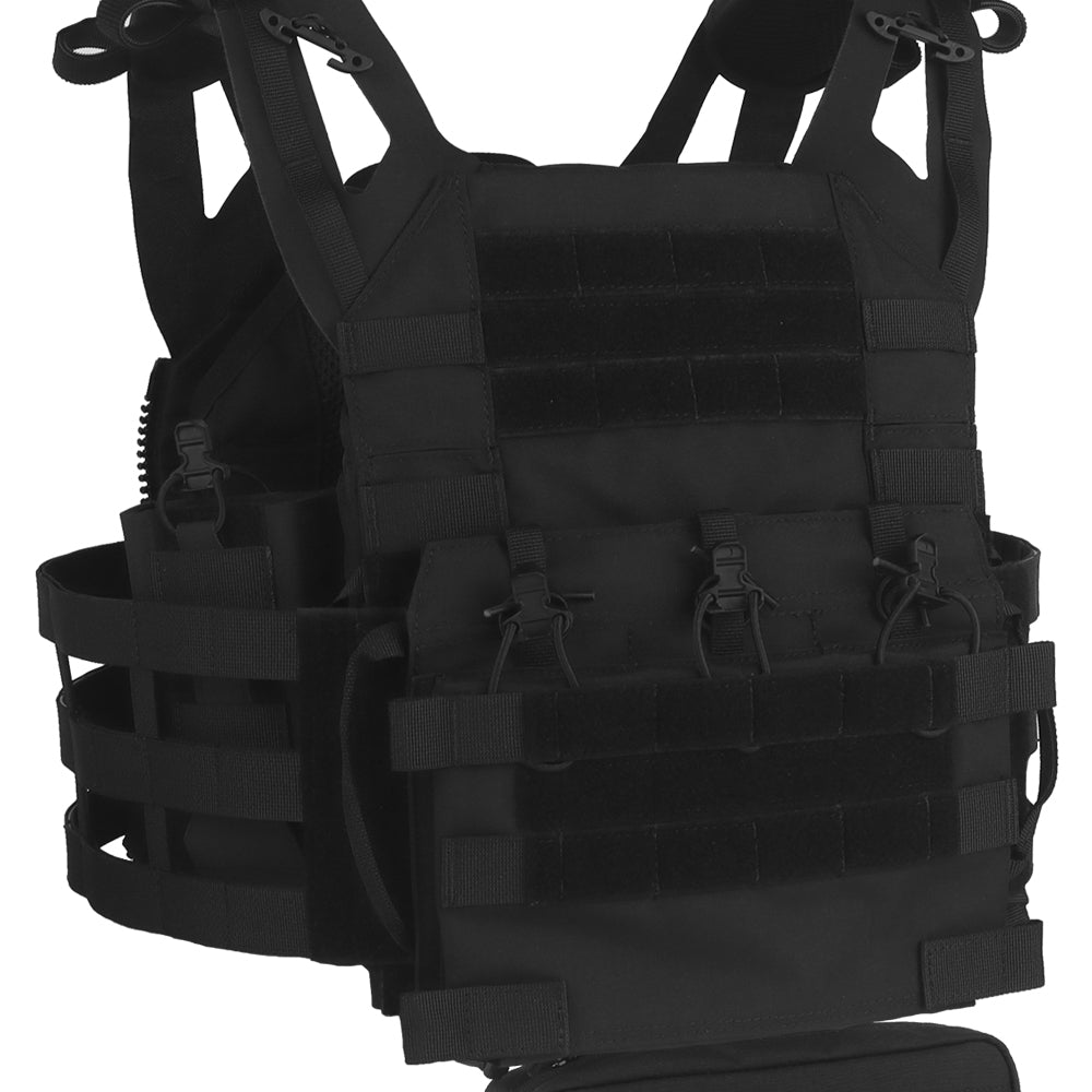 Plate Carrier Vest Wosport VE-106 Black