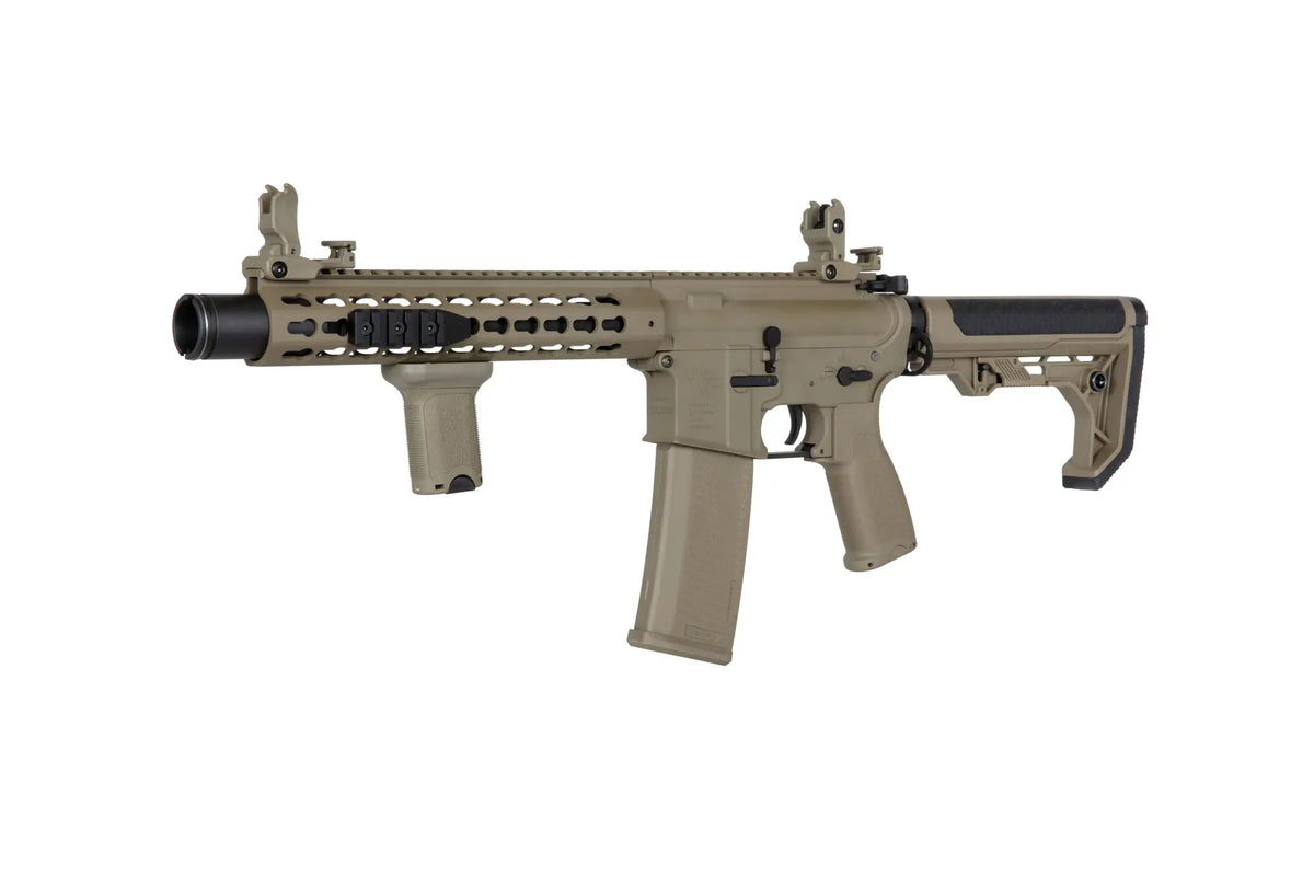 SA-E07 EDGE™ Light Ops Stock HAL2 ™ Full Tan Carbine Replica