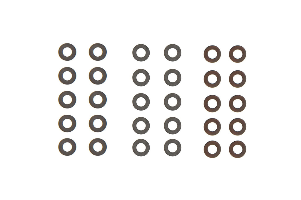 Steel shims set