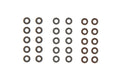 Steel shims set