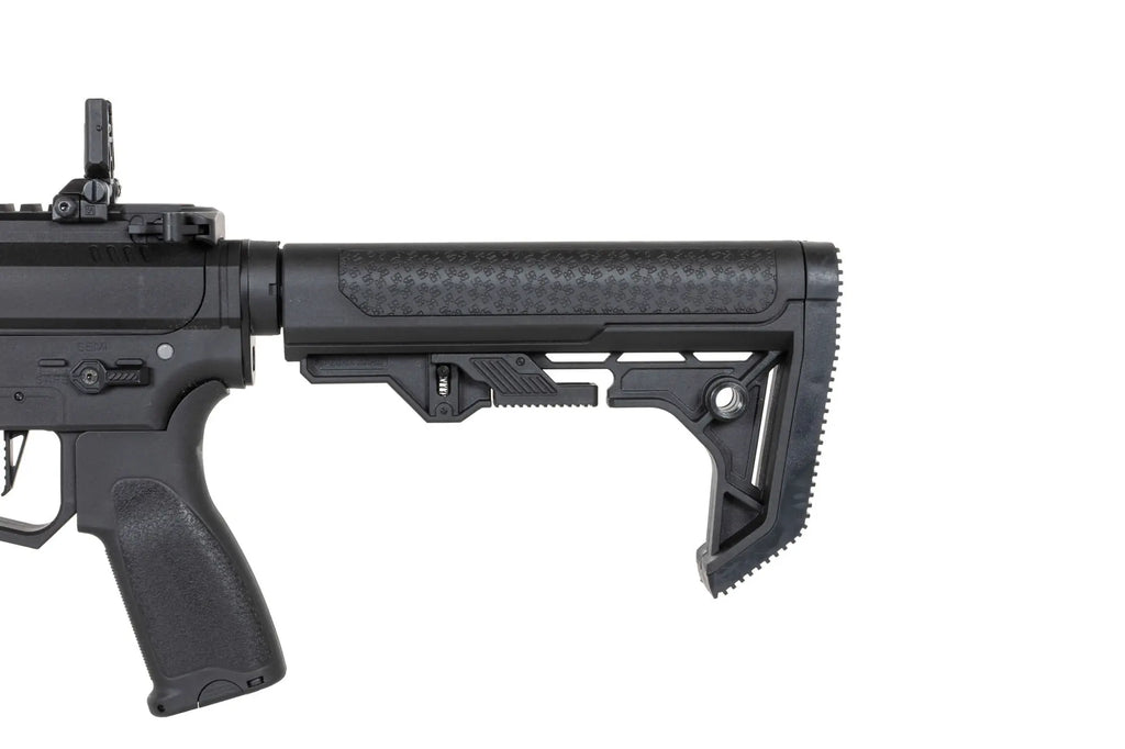 airsoft Specna Arms SA-FX01 FLEX™ HAL ETU machine gun Black with orange discharge device