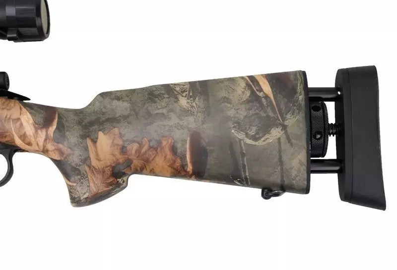 SW-04 sniper rifle replica (with scope and bipod) - jungle camo