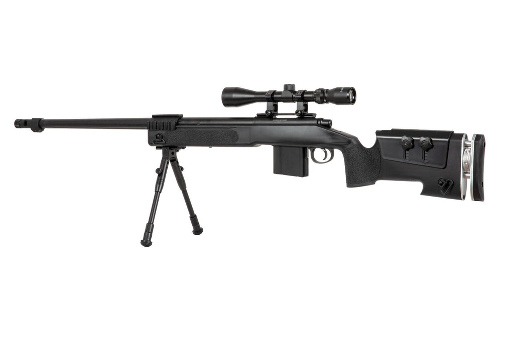 MB4417D Sniper Rifle Replica with Scope and Bipod
