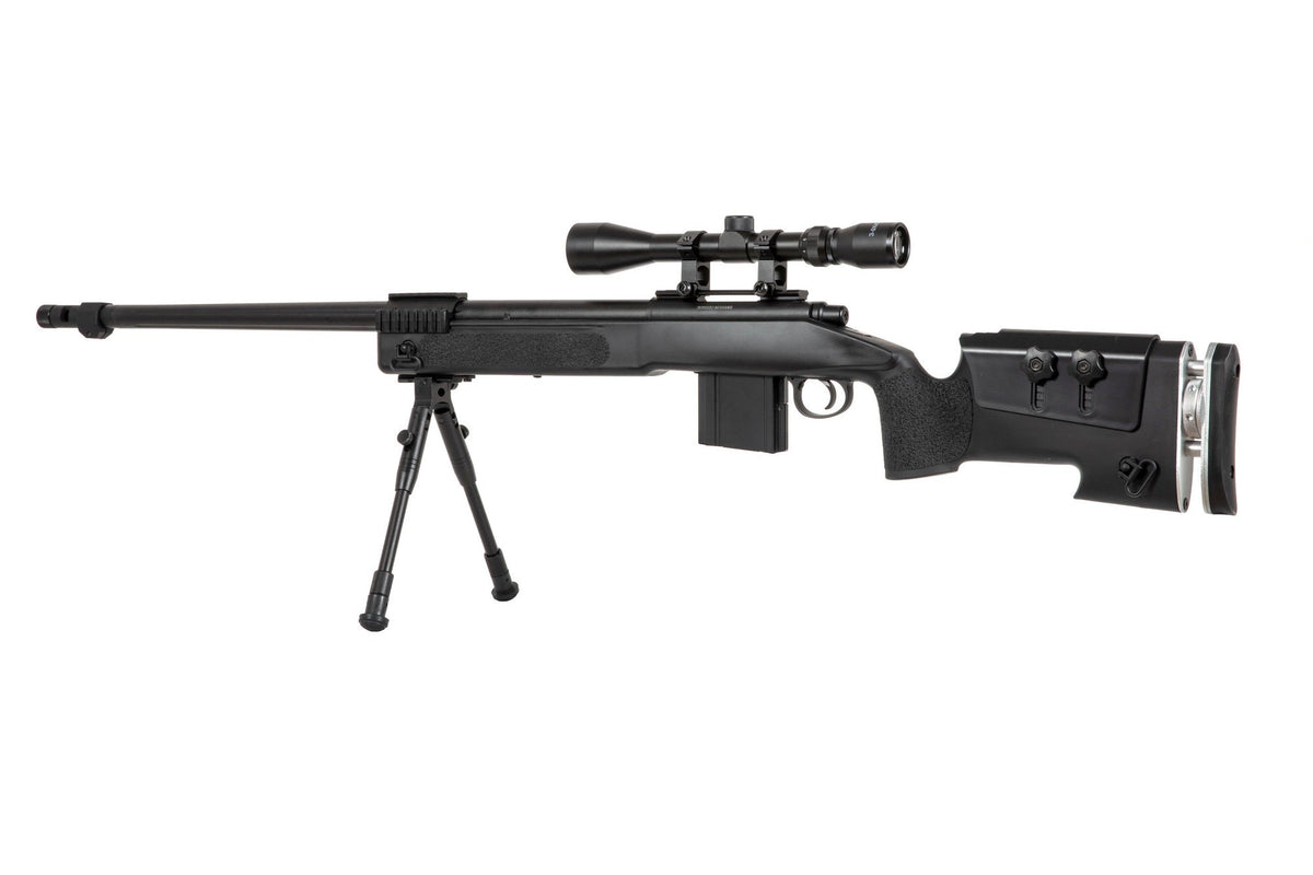 MB4417D Sniper Rifle Replica with Scope and Bipod