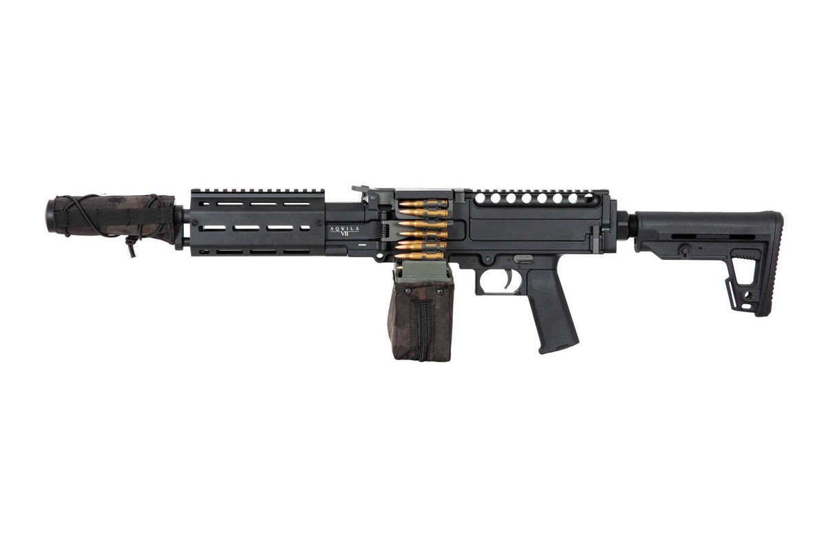 AQUILA VII LMG Light Machine  Gun Replica - black
