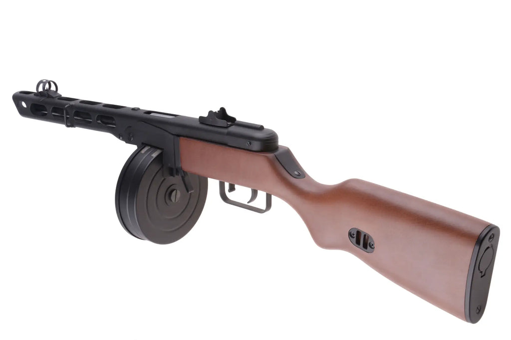 PPSH submachine airsoft gun - real wood (OUTLET)