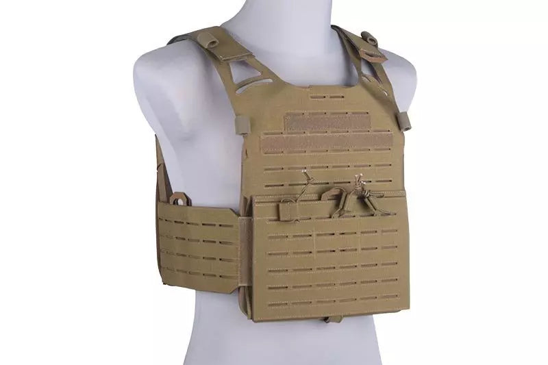 Blast Plate Carrier Tactical Vest - Tan