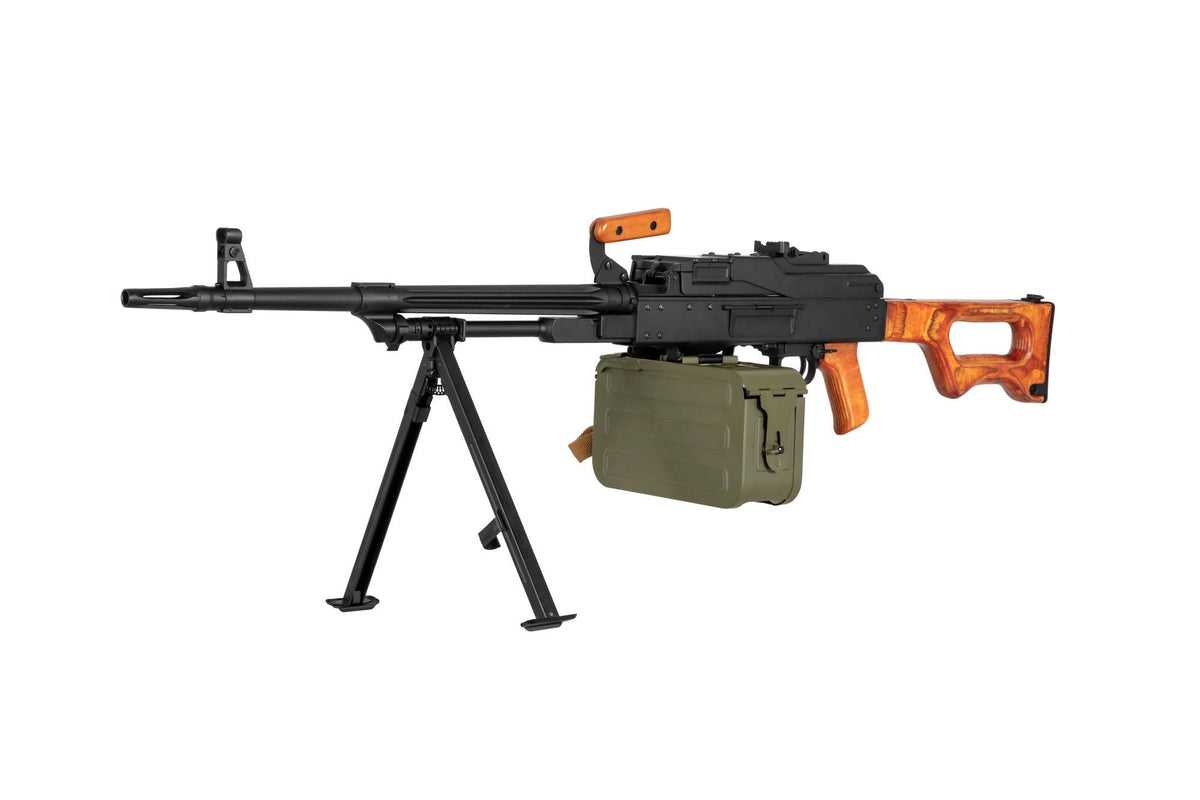AK-PK Machine Gun Replica with Wooden Elements